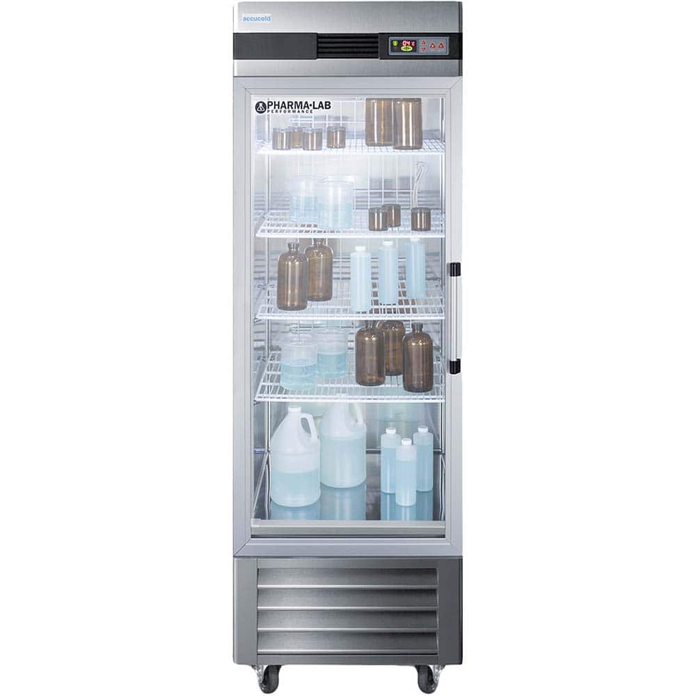 Accucold - Laboratory Refrigerators and Freezers; Type: Pharmacy, Medical-Laboratory Refrigerator ; Volume Capacity: 23 Cu. Ft. ; Minimum Temperature (C): 2.00 ; Maximum Temperature (C): 8.00 ; Width (Inch): 27.5 ; Depth (Inch): 31.0 - Exact Tooling