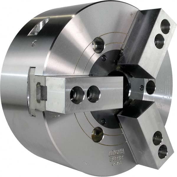 Kitagawa - Power Lathe Chucks Chuck Diameter (Decimal Inch): 12.0000 Number of Jaws: 3 - Exact Tooling