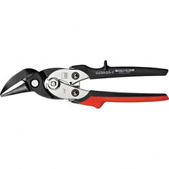 Bessey - Snips; Snip Type: Offset Journeyman Snip ; Cut Direction: Right; Straight ; Overall Length Range: 10" and Longer ; Length of Cut (Inch): 1-7/8 ; Steel Capacity (AWG): 18 ; Stainless Steel Capacity (AWG): 22 - Exact Tooling