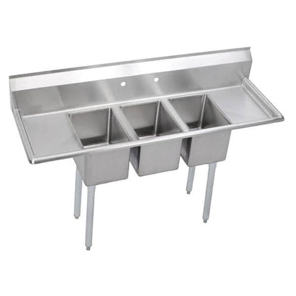 ELKAY - Stainless Steel Sinks Type: Scullery Sink Outside Length: 58 (Inch) - Exact Tooling