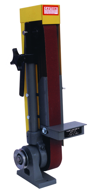 Belt Sander-No Motor - #2FS; 2 x 48'' Belt; 1/2HP; 1PH Motor - Exact Tooling