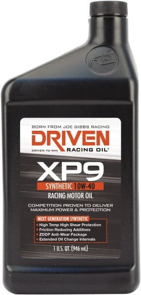 Joe Gibbs Driven Racing Oil - 1 Quart Synthetic Racing Oil - Grade 10W-40 - Exact Tooling