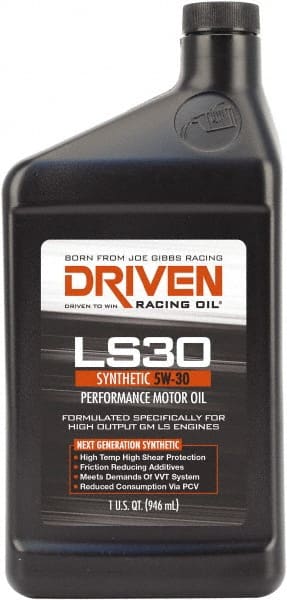 Joe Gibbs Driven Racing Oil - 1 Quart Synthetic Engine Oil - Grade 5W-30 - Exact Tooling