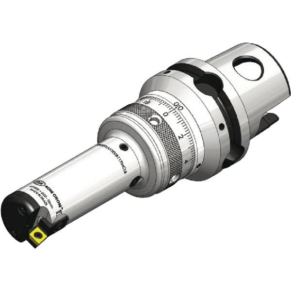 Kennametal - 38.5mm Body Diam, Manual Single Cutter Boring Head - 42mm to 53mm Bore Diam, 40mm Bar Hole Diam - Exact Tooling