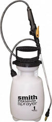 Smith Performance Sprayers - 1 Gal Chemical Safe Garden Hand Sprayer - Use with Cleaners/Degreasers, Polyethylene Tank, Funnel Mouth, Reinforced Hose - Exact Tooling