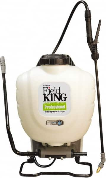 Smith Performance Sprayers - 4 Gal Chemical Safe Garden Backpack Sprayer - Polyethylene Tank, Wide Mouth, Reinforced Hose - Exact Tooling