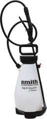 Smith Performance Sprayers - 2 Gal Chemical Safe Garden Hand Sprayer - Use with Cleaners/Degreasers, Polyethylene Tank, Funnel Mouth, Reinforced Hose - Exact Tooling