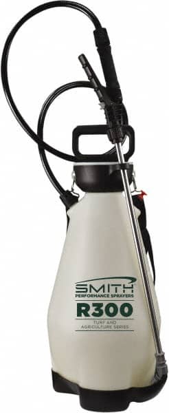 Smith Performance Sprayers - 3 Gal Chemical Safe Garden Hand Sprayer - Use with Cleaners/Degreasers, Stainless Steel Tank, Funnel Mouth, Reinforced Hose - Exact Tooling