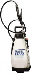 Smith Performance Sprayers - 2 Gal Chemical Safe Garden Hand Sprayer - Use with Cleaners/Degreasers, Polyethylene Tank, Funnel Mouth, Reinforced Hose - Exact Tooling