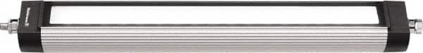 Waldmann Lighting - 120 VAC, 21 Watt, LED, Linear Machine Light - Bracket Mount, 4.9m Cord, IP67, Silver - Exact Tooling
