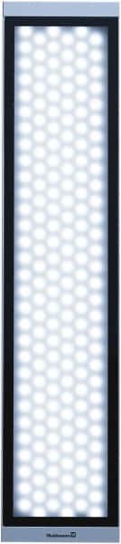 Waldmann Lighting - 24 VDC, 32 Watt, LED, Linear Machine Light - Bracket Mount, 4.9m Cord, IP67, Silver - Exact Tooling