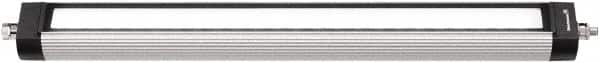 Waldmann Lighting - 24 VDC, 24 Watt, LED, Linear Machine Light - Bracket Mount, 4.9m Cord, IP67, Silver - Exact Tooling