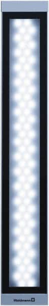 Waldmann Lighting - 24 VDC, 24 Watt, LED, Linear Machine Light - Bracket Mount, 4.9m Cord, IP67, Silver - Exact Tooling