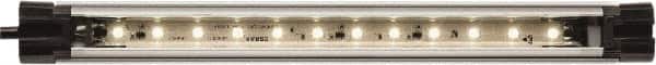 Waldmann Lighting - 24 VDC, 7 Watt, LED, Linear Machine Light - Direct Mount, 3m Cord, IP67, Silver - Exact Tooling