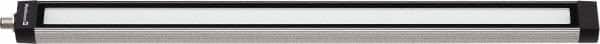 Waldmann Lighting - 24 VDC, 16 Watt, LED, Linear Machine Light - Bracket Mount, 4.9m Cord, IP67, Silver - Exact Tooling