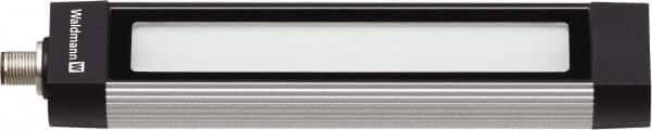 Waldmann Lighting - 24 VDC, 5 Watt, LED, Linear Machine Light - Bracket Mount, 4.9m Cord, IP67, Silver - Exact Tooling