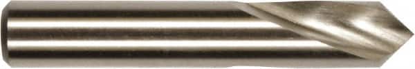 Magafor - 3/8" Body Diam, 90°, 2" OAL, High Speed Steel Spotting Drill - Exact Tooling