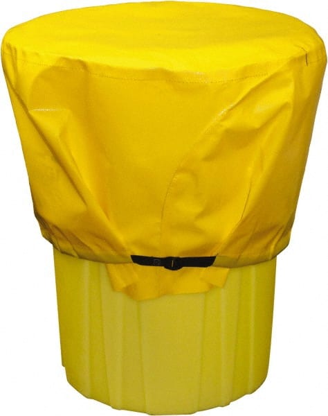 Enpac - 65 & 95 Gal, 1 mil, Polyethylene Drum Cover - Exact Tooling