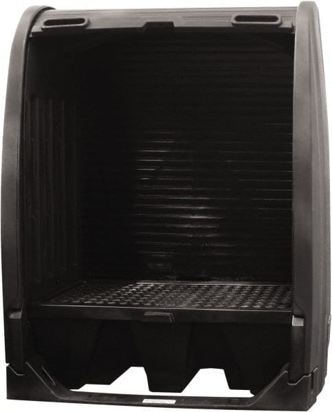 Enpac - Drum Storage Units & Lockers Type: Pallet with Rolltop Hardcover Number of Drums: 2 - Exact Tooling