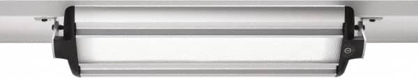 Waldmann Lighting - Nonadjustable, Bracket Mounted, LED, Silver, General Purpose Task Light - 24 Watt, 100 to 240 Volt, Nonmagnifying - Exact Tooling