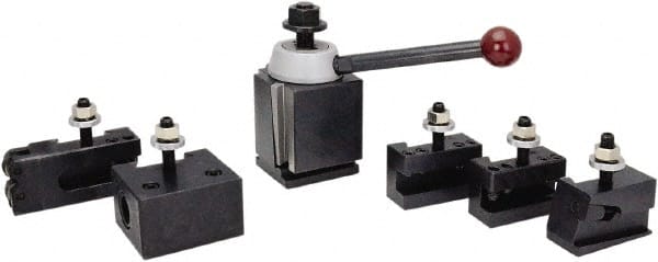 Value Collection - Tool Post & Holder Sets Series: BXA Lathe Swing (Inch): 10 to 15 - Exact Tooling