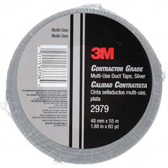 3M - 60 Yd x 1.88" x 7 mil Gray Polyethylene Cloth Duct Tape - Exact Tooling