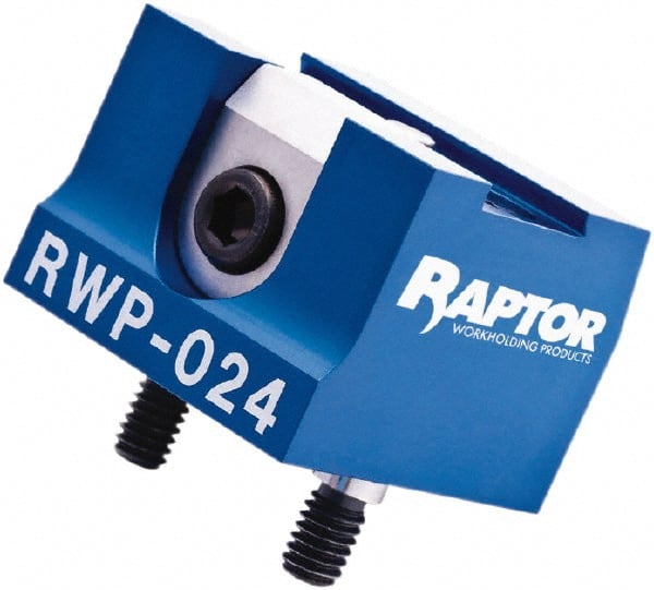 Raptor Workholding - 3/4" Jaw Width, 1-1/2" High x 2" Long x 2" Wide Dovetail Vise - For Use with 4 & 5 Axis Workholding Systems - Exact Tooling