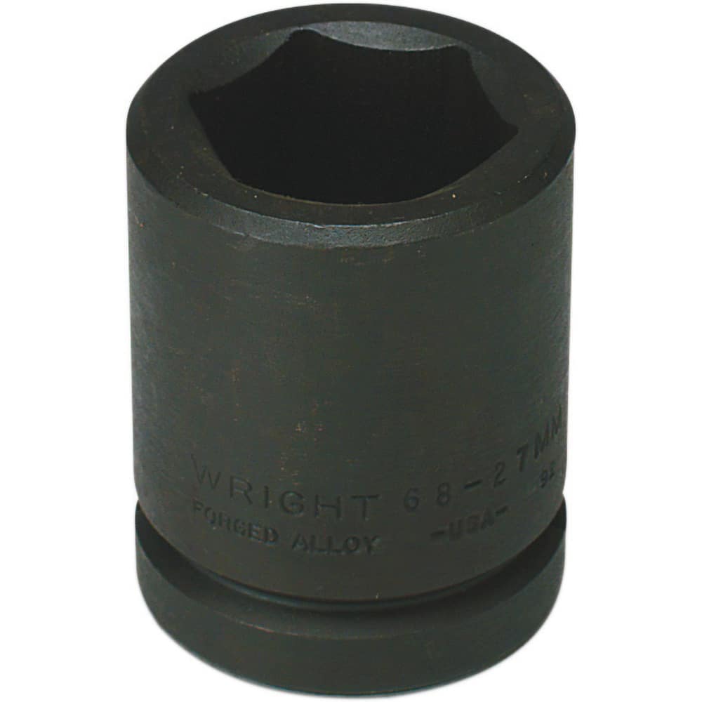 Wright Tool & Forge - Impact Sockets; Drive Size: 3/4 ; Size (mm): 43.0000 ; Type: Standard ; Style: Impact Socket ; Style: Impact Socket ; Style: Impact Socket - Exact Tooling