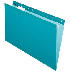 Pendaflex - 8-1/2 x 14", Legal, Teal, Hanging File Folder - 11 Point Stock, 1/5 Tab Cut Location - Exact Tooling