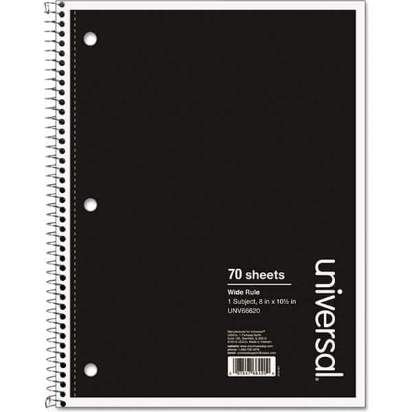 UNIVERSAL - Note Pads, Writing Pads & Notebooks Writing Pads & Notebook Type: Notebook Size: 10-1/2 x 8 - Exact Tooling