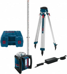 Bosch - 1,650' Measuring Range, 1/16" at 100' Accuracy, Self-Leveling Horizontal Rotary Slope Laser - ±5° Self Leveling Range, 1 Beam - Exact Tooling