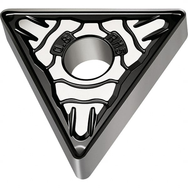 Walter - TNMG432 RM5 Grade WSM30S Carbide Turning Insert - TiALN/Al2O3 Finish, 60° Triangle, 1/2" Inscr Circle, 3/16" Thick, 0.031" Corner Radius - Exact Tooling