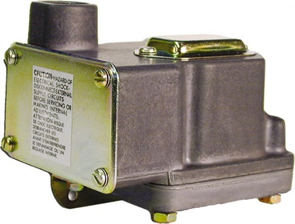 Barksdale - 0.4 to 18 psi Adjustable Range, 60 Max psi, Diaphragm Pressure Switch - 1/4 NPT Female, Screw Terminals, 2 x SPDT Contact, 304SS Wetted Parts, 0.5% Repeatability - Exact Tooling