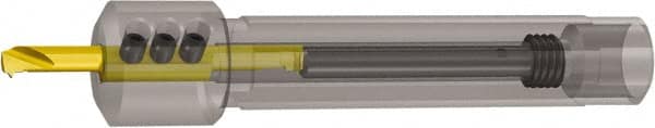 Vargus - Internal Thread, Neutral Cut, 3/4" Shank Width x 3/4" Shank Height Indexable Threading Toolholder - 3.74" OAL, 6.0SIR Insert Compatibility, SMC Toolholder, Series Micro - Exact Tooling