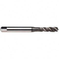 Emuge - 10-24 UNC 4 Flute BT Bottoming Spiral Flute Tap - High Speed Steel, GLT-1 Finish, 2.756" OAL, Right Hand Flute, Right Hand Thread, Series Enorm Z/E - Exact Tooling