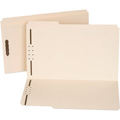 UNIVERSAL - 8-1/2 x 14", Legal, Manila, File Folders with Top Tab - 11 Point Stock, Assorted Tab Cut Location - Exact Tooling