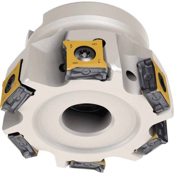 Iscar - Indexable Square-Shoulder Face Mills Cutting Diameter (mm): 63.50 Cutting Diameter (Decimal Inch): 2.5000 - Exact Tooling