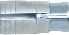 Powers Fasteners - 1/4" Diam, 3/8" Drill, 7/8" OAL, Drop-In Concrete Anchor - 304, Zamac 7 Zinc/Stainless Steel, Flange Head, Hammer Drive, 3/8" Thread Length - Exact Tooling