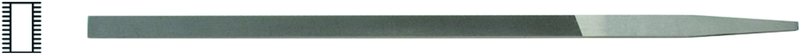 10" Pillar Extr-Narrow File, Cut 00 - Exact Tooling