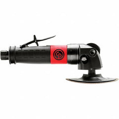 Chicago Pneumatic - 5" Max Disc, 12,000 RPM, Pneumatic Handheld Disc Sander - 36 CFM, 3/8" Inlet, 1.5 hp, 90 psi - Exact Tooling