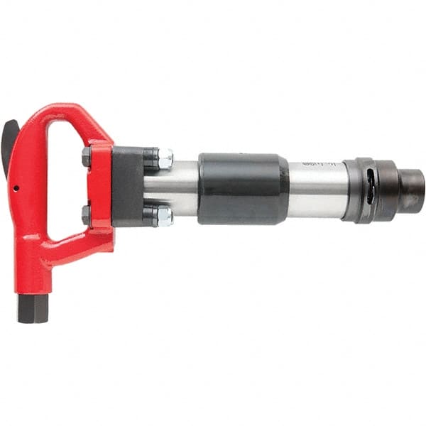 Chicago Pneumatic - 1,700 BPM, 4" Stoke Length, Pneumatic Chipping Hammer - 33 CFM, 7/8 NPT - Exact Tooling