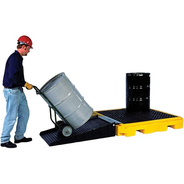 UltraTech - Ramps for Spill Containment Height (Inch): 8-51/64 Length (Inch): 55-1/2 - Exact Tooling