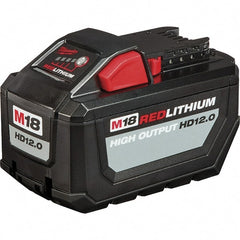 Milwaukee Tool - 18 Volt Lithium-Ion Power Tool Battery - 12 Ahr Capacity - Exact Tooling