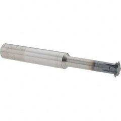 Accupro - 1/2° 1/2" Cut Diam, 0.109" Cut Width, 1/2" Shank, Solid Carbide Double-Angle Cutter - Exact Tooling