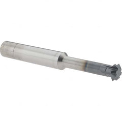 Accupro - 1/2° 1/2" Cut Diam, 0.187" Cut Width, 1/2" Shank, Solid Carbide Double-Angle Cutter - Exact Tooling