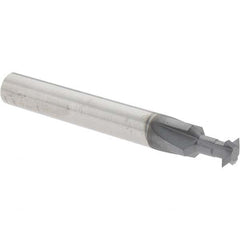 Accupro - 1/4° 1/4" Cut Diam, 0.072" Cut Width, 1/4" Shank, Solid Carbide Double-Angle Cutter - Exact Tooling