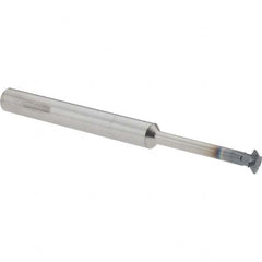 Accupro - 1/4° 1/4" Cut Diam, 0.072" Cut Width, 1/4" Shank, Solid Carbide Double-Angle Cutter - Exact Tooling