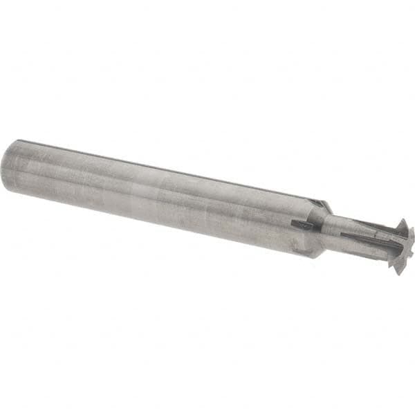 Accupro - 5/16° 5/16" Cut Diam, 0.072" Cut Width, 5/16" Shank, Solid Carbide Double-Angle Cutter - Exact Tooling