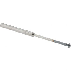 Accupro - 1/8° 1/8" Cut Diam, 0.062" Cut Width, 1/8" Shank, Solid Carbide Double-Angle Cutter - Exact Tooling