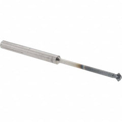 Accupro - 1/8° 1/8" Cut Diam, 0.062" Cut Width, 1/8" Shank, Solid Carbide Double-Angle Cutter - Exact Tooling